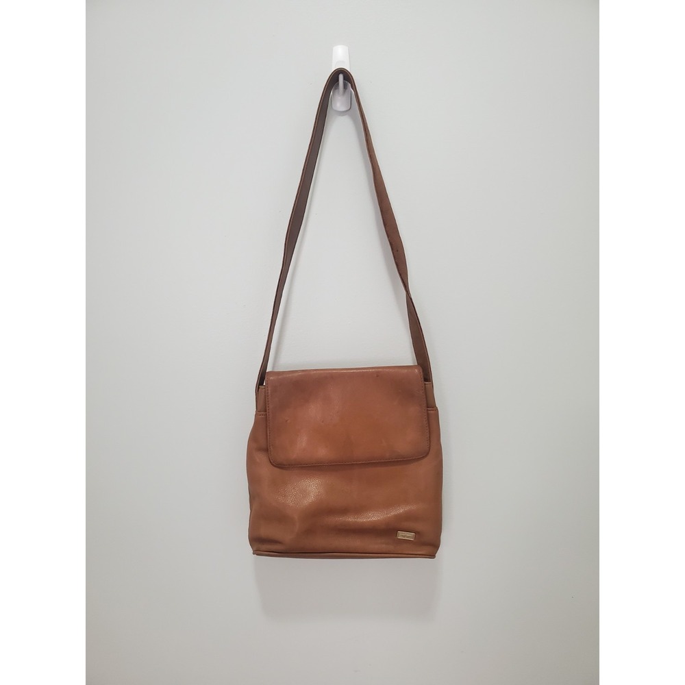 Vintage Dockers Recode Genuine Leather Purse Brown Shoulder Bag
